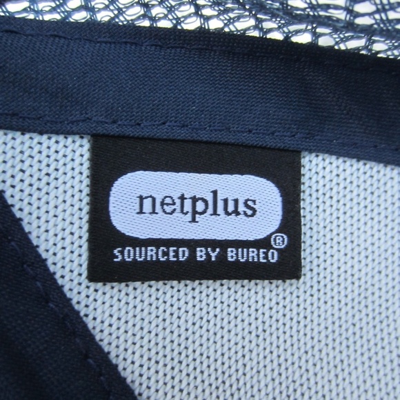 Patagonia Trucker Hat Unisex one size Mesh White Blue Adjustable SnapBack hikin - Picture 8 of 13